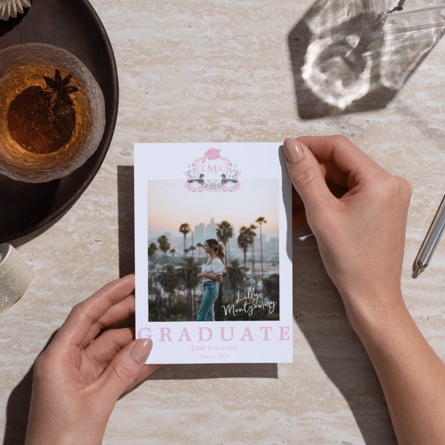 Poster de Graduação de Mallard Duck Monograma (Criador carregado)