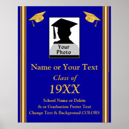 Poster de Graduação Personalizada de Foto