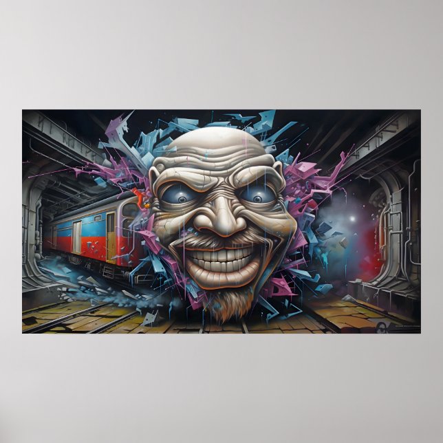 Poster de grafite (Frente)