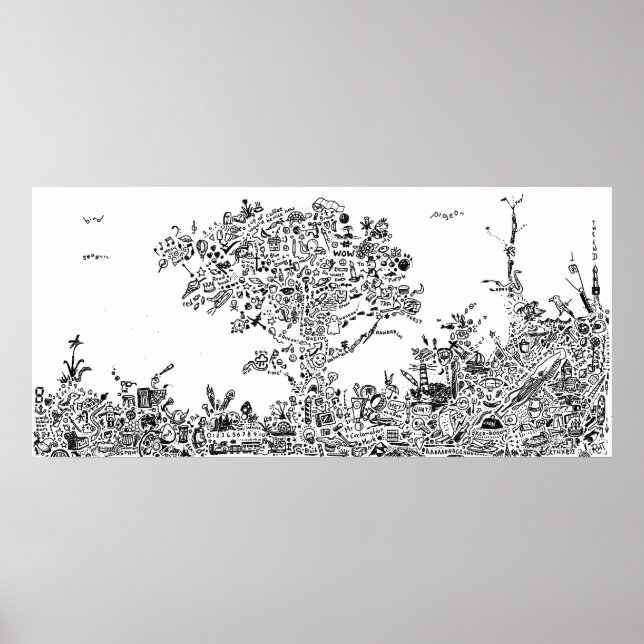 Poster de grafite (Frente)