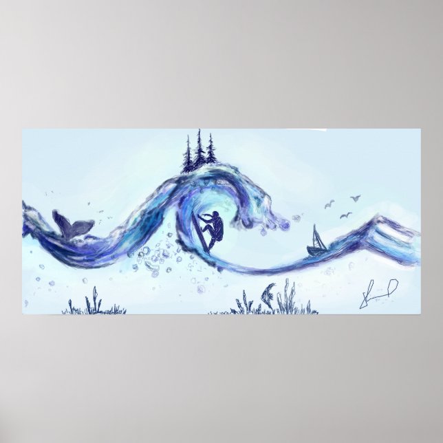 Poster de Grafite grande (Frente)