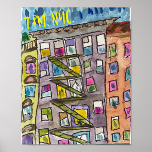 Poster de Gratidão 7 PM NYC