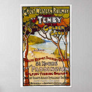Poster de Great Western "Tenby"