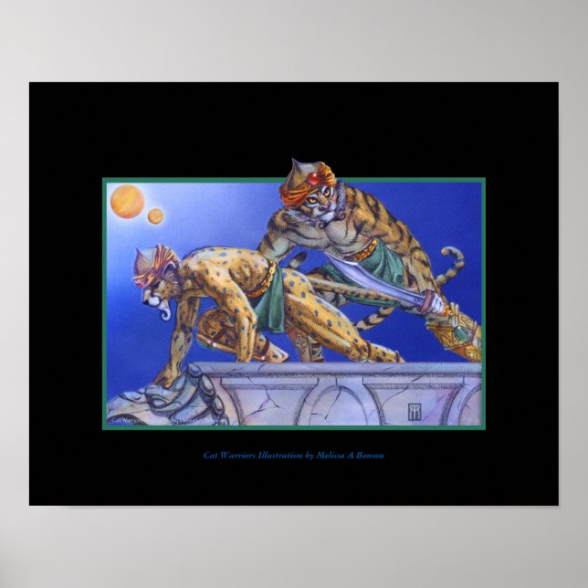 Poster de Guerreiros Gatos (Frente)