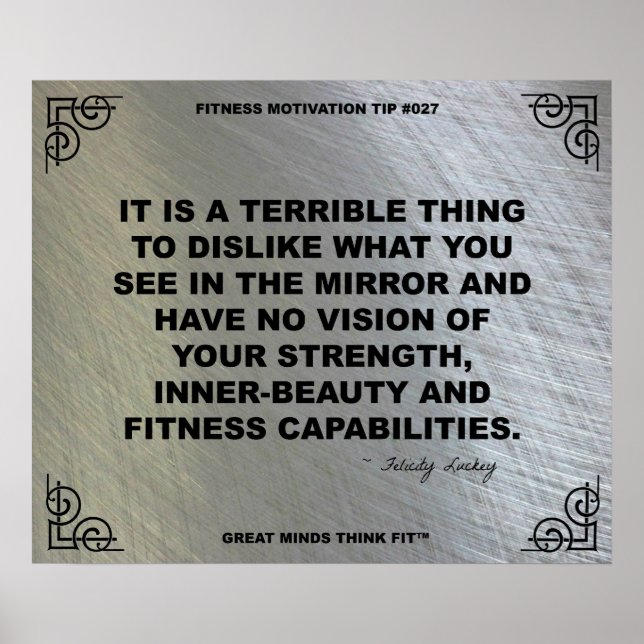 Poster de Gym para Motivação Malhação #027 (Frente)