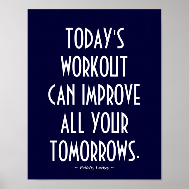 Poster de Gym personalizável 48 (Frente)