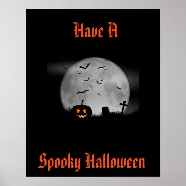 Poster de Halloween (Frente)