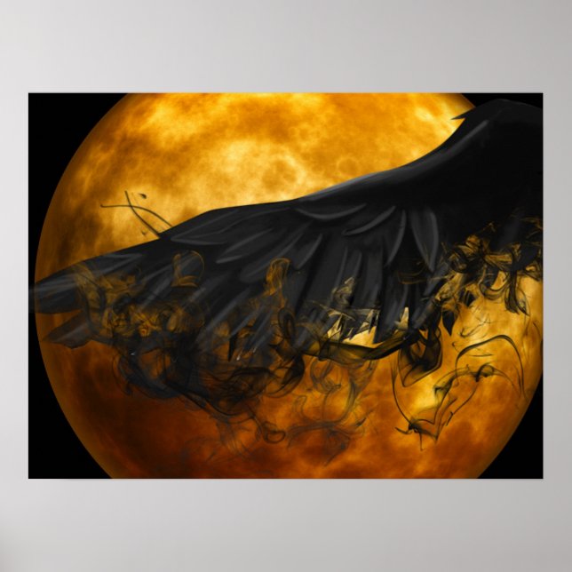 Poster de Halloween-Raven Poster (Frente)