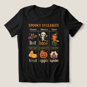 Poster de Halloween “Sílaba Assustadora” – Aula Di
