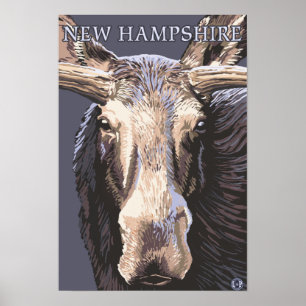 Pôster De HampshireMoose fim novo acima