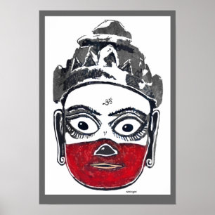Poster de Hanuman do herói