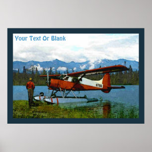 Poster De Havilland Beaver Floatplane