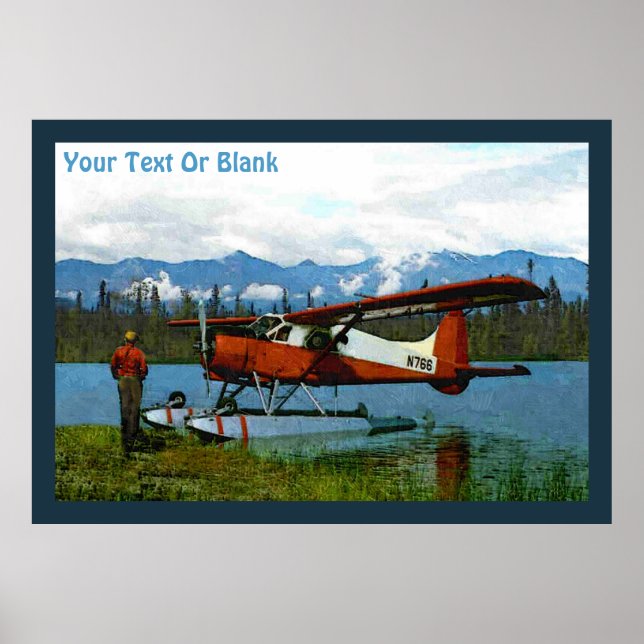 Poster De Havilland Beaver Floatplane (Frente)