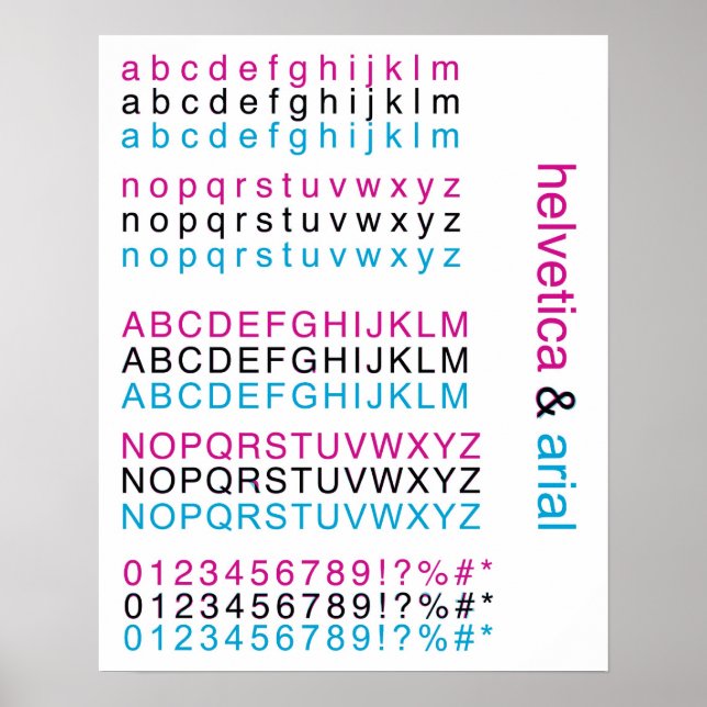 poster de helvetica & avial (Frente)