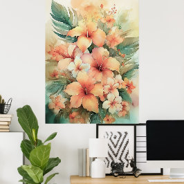 Poster de Hibiscus Sunrise