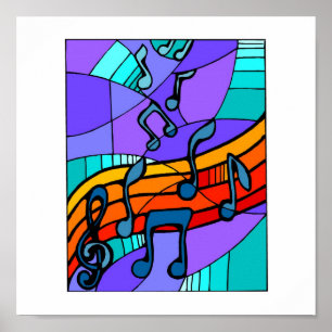 Poster de Hip Hop Music até 15x15