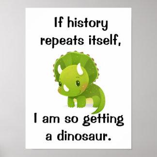 Poster de História do Dinossauro Bonito