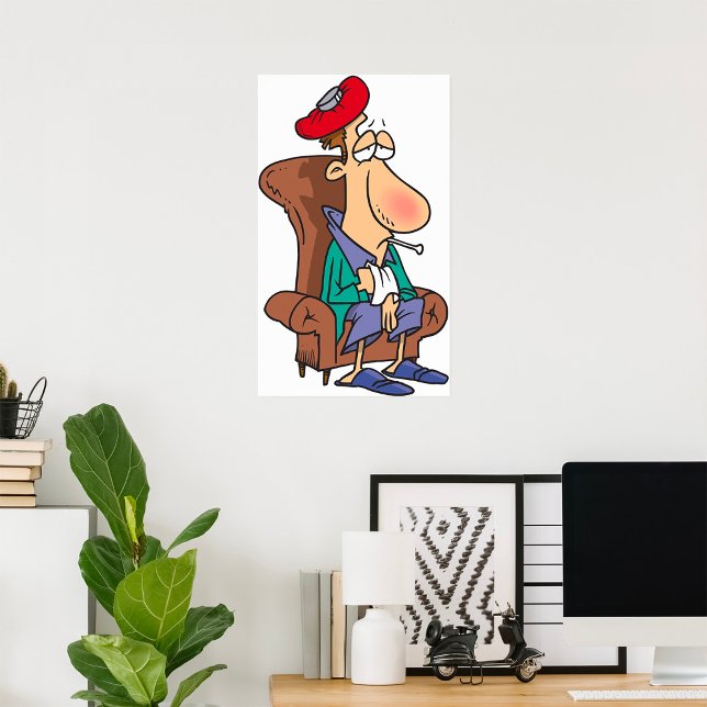 Poster de Homem Dejetado (Criador carregado)