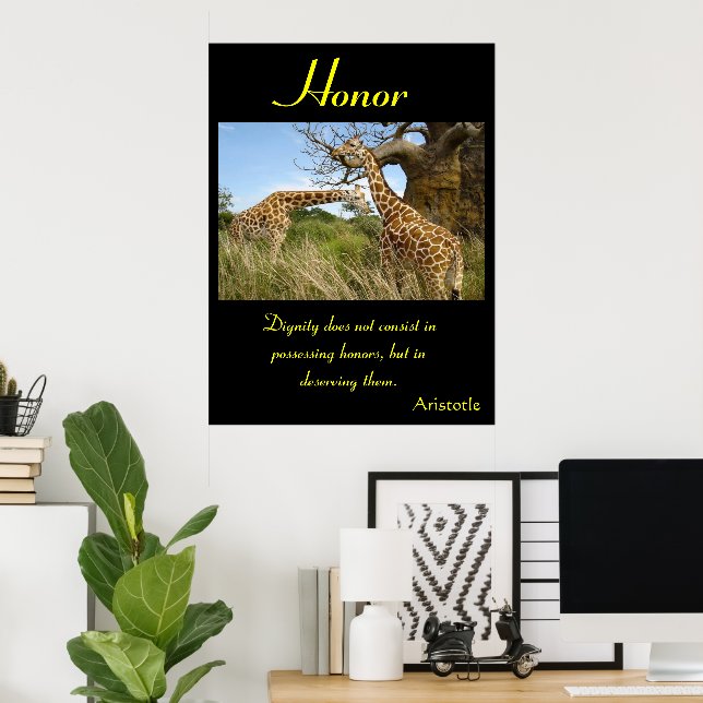 Poster de honra 47 (Escritório em casa)