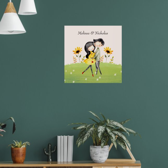 Poster de Hugging de Casal (Sala de Estar 1)