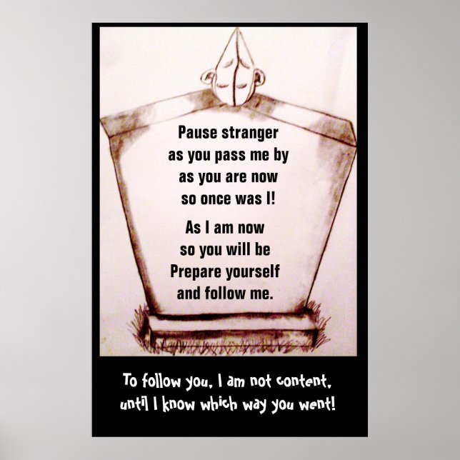 POSTER DE HUMOR TOMBSTONE (Frente)