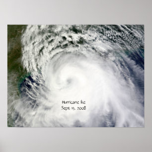 Poster de Ike do furacão (Sept 13, 2008)