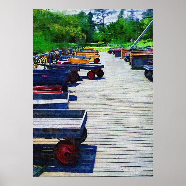 Poster de Ilha de Fogo dos Vagões (Frente)