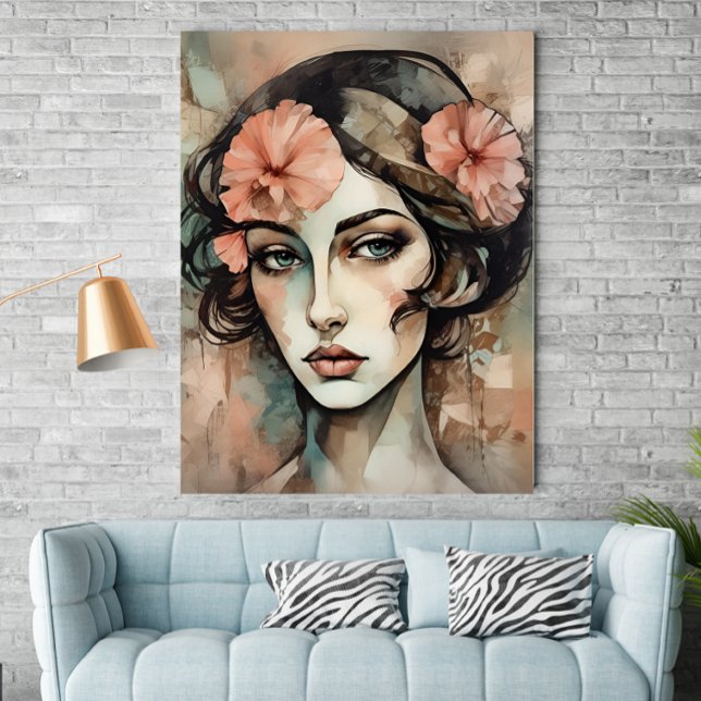 Poster de Ilustração da Pop de Arte Retro (Criador carregado)