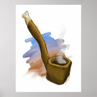 Poster de Ilustração de Tubo Whimsical