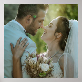 Poster de Imagem de Casamento de Casal Decoração d