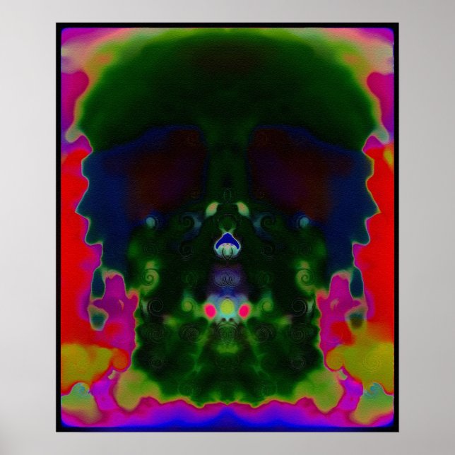 Poster de Imagens Ocultas Psicodélicas Trippy (Frente)