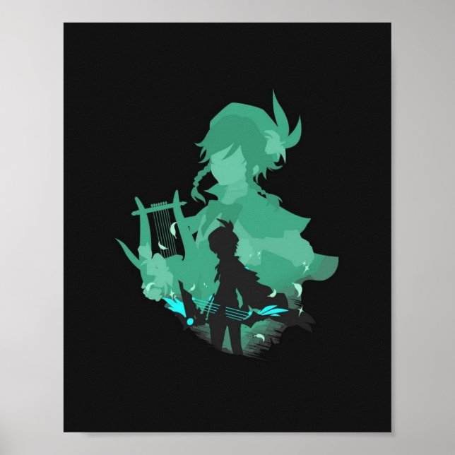 Poster de Impacto Genshin (Frente)