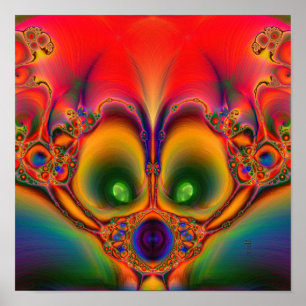 Poster de Impressão de Arte com Muzzled (12" x 12"