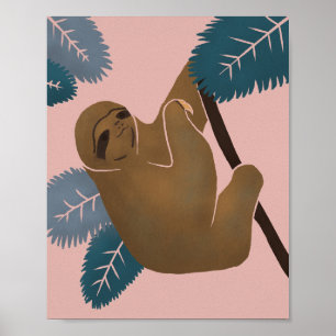 Poster de Impressão de Arte Lenta de Pé