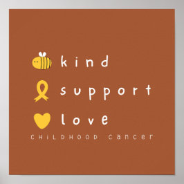 poster de Impressão de conscientização para o canc