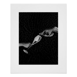 Poster de Impressão de Leopardo Chic