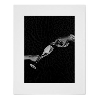 Poster de Impressão de Leopardo Chic