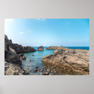 Poster de Impressão de linha costeira de North Ten