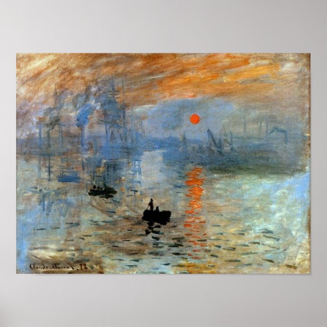 Poster de Impressão, nascer do Sol (Frente)