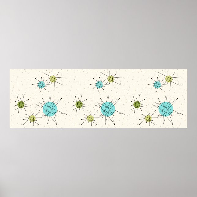 Poster de Impulsos Atômicos Icônicos (Frente)