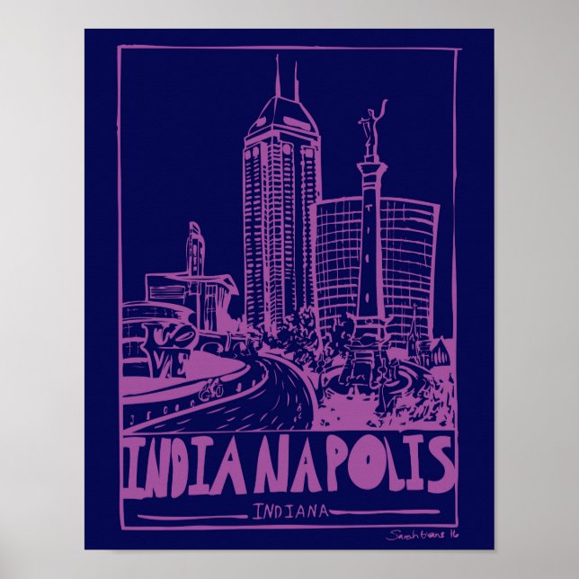 Poster de Indianápolis (Frente)