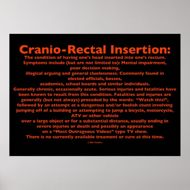 Poster de Inserção Cranio-Rettal (Frente)
