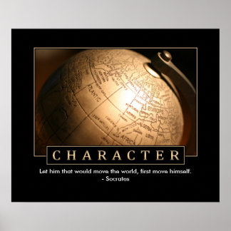 Poster de Inspiração de Caracteres