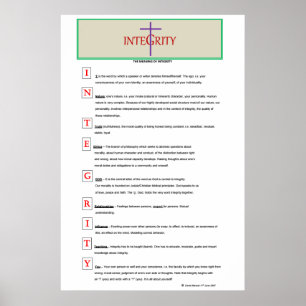 POSTER DE INTEGRIDADE