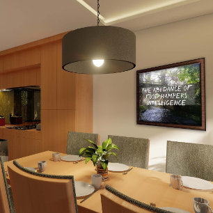 Poster de inteligência Seneca, na citação latina