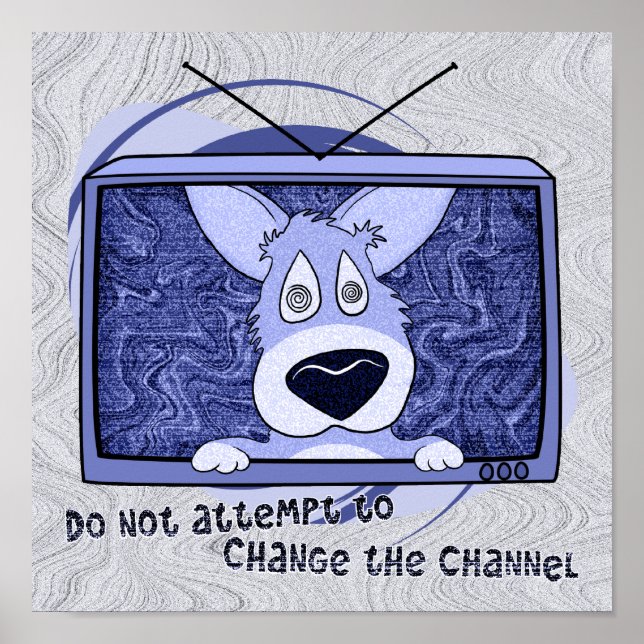 Poster de invasão de televisão Corgi (Frente)