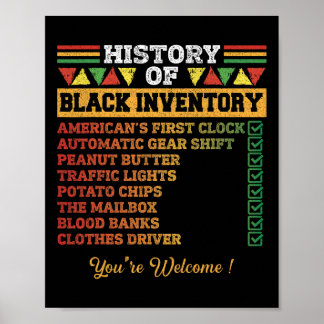 Poster De Inventores Negros Educadores Negros História Mê