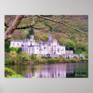 Poster de Ireland da abadia de Kylemore