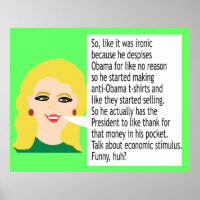 Poster de Ironia Anti-Obama