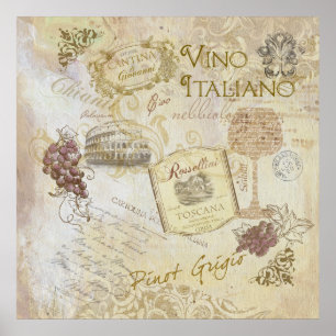 Poster de Italiano do Vino